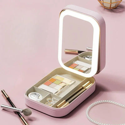 Minimal LED Lighted Makeup Bag