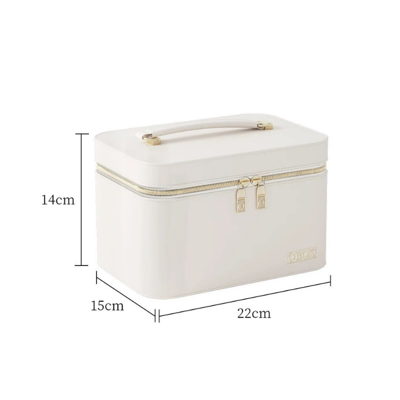 Luxe Vanity Box – Işıklı Ayna Makyaj Organizeri | Taşınabilir Seyahat Çantası HELLIOSH