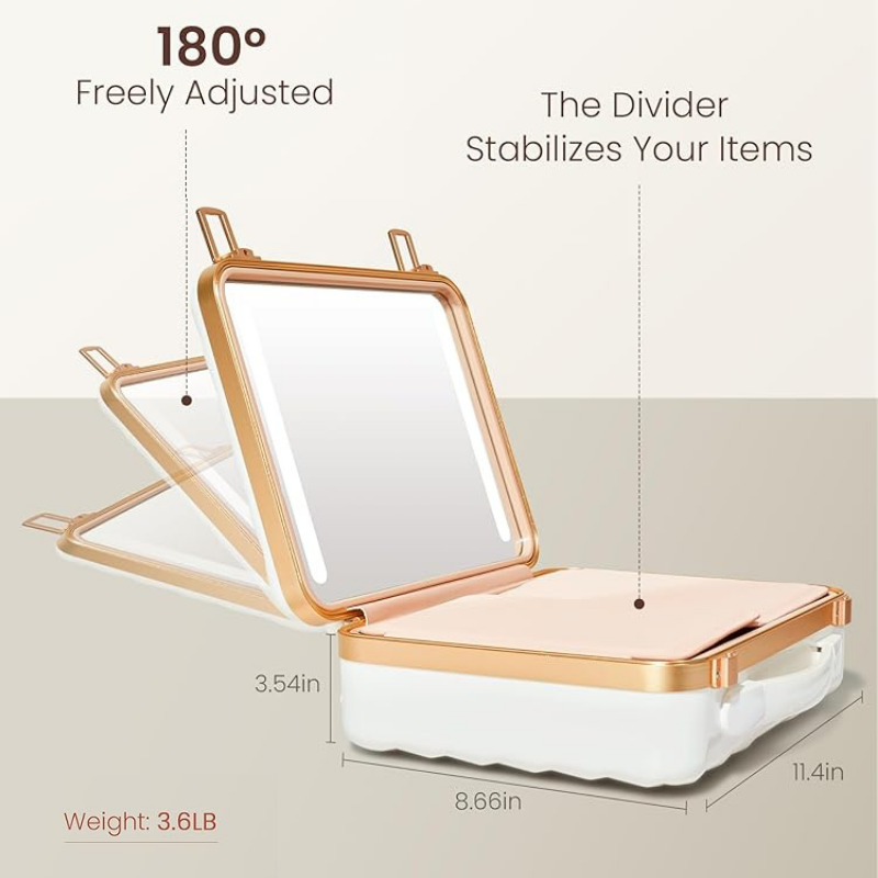 Premium Beauty Case – Ivory Edition HELLIOSH