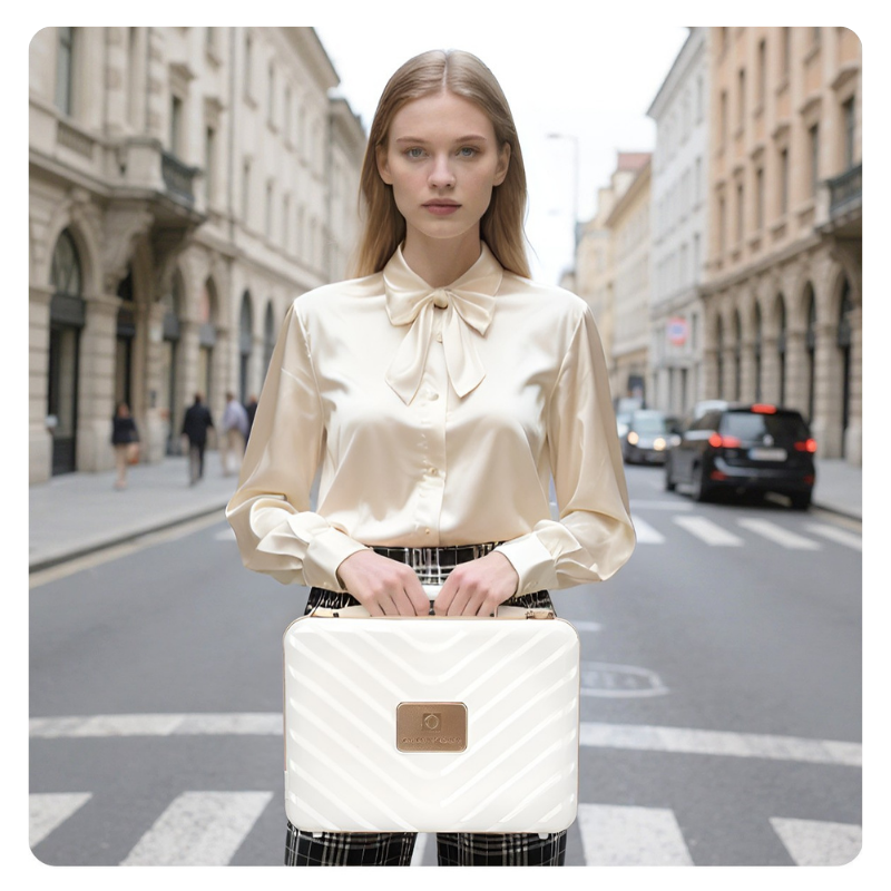 Premium Beauty Case – Ivory Edition HELLIOSH