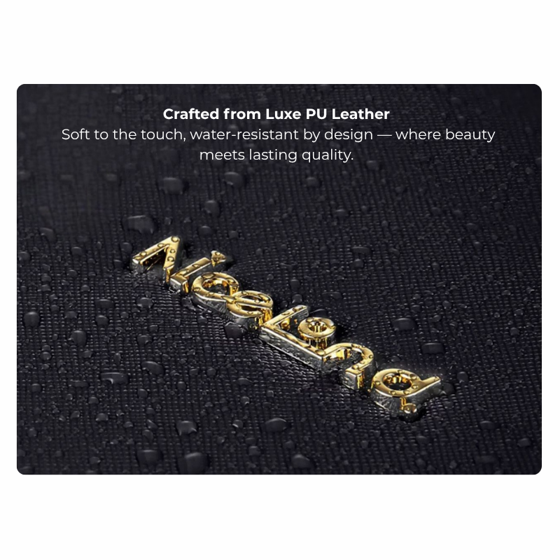 Neceser de maquillaje de viaje con espejo iluminado con LED 