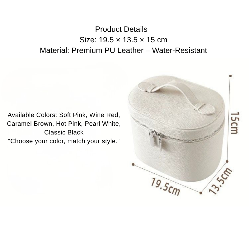 Vanity Box – İç Bölmeli Organizer Seyahat Makyaj Çantası HELLIOSH