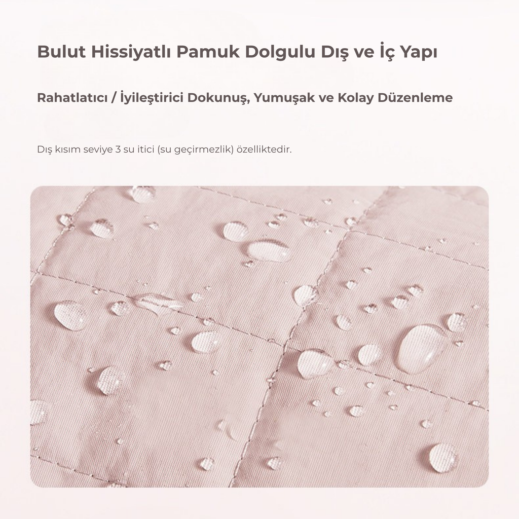 Bagsmart Çift Katmanlı Fırça Bölmeli Su Geçirmez Kadın Kozmetik Çantası