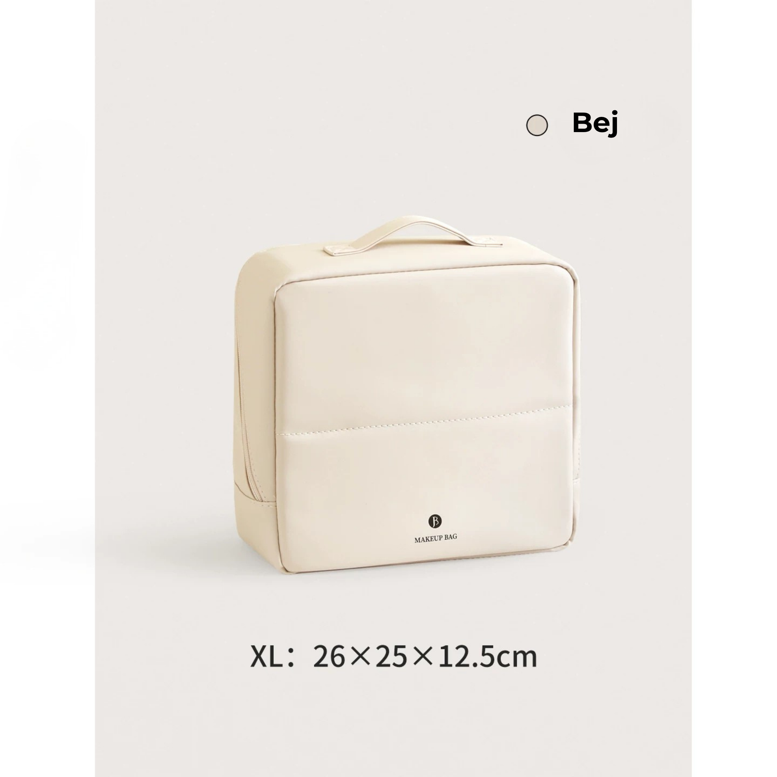 Dik Duran Makyaj Organizer Çantası – Çok Bölmeli & Suya Dayanıklı