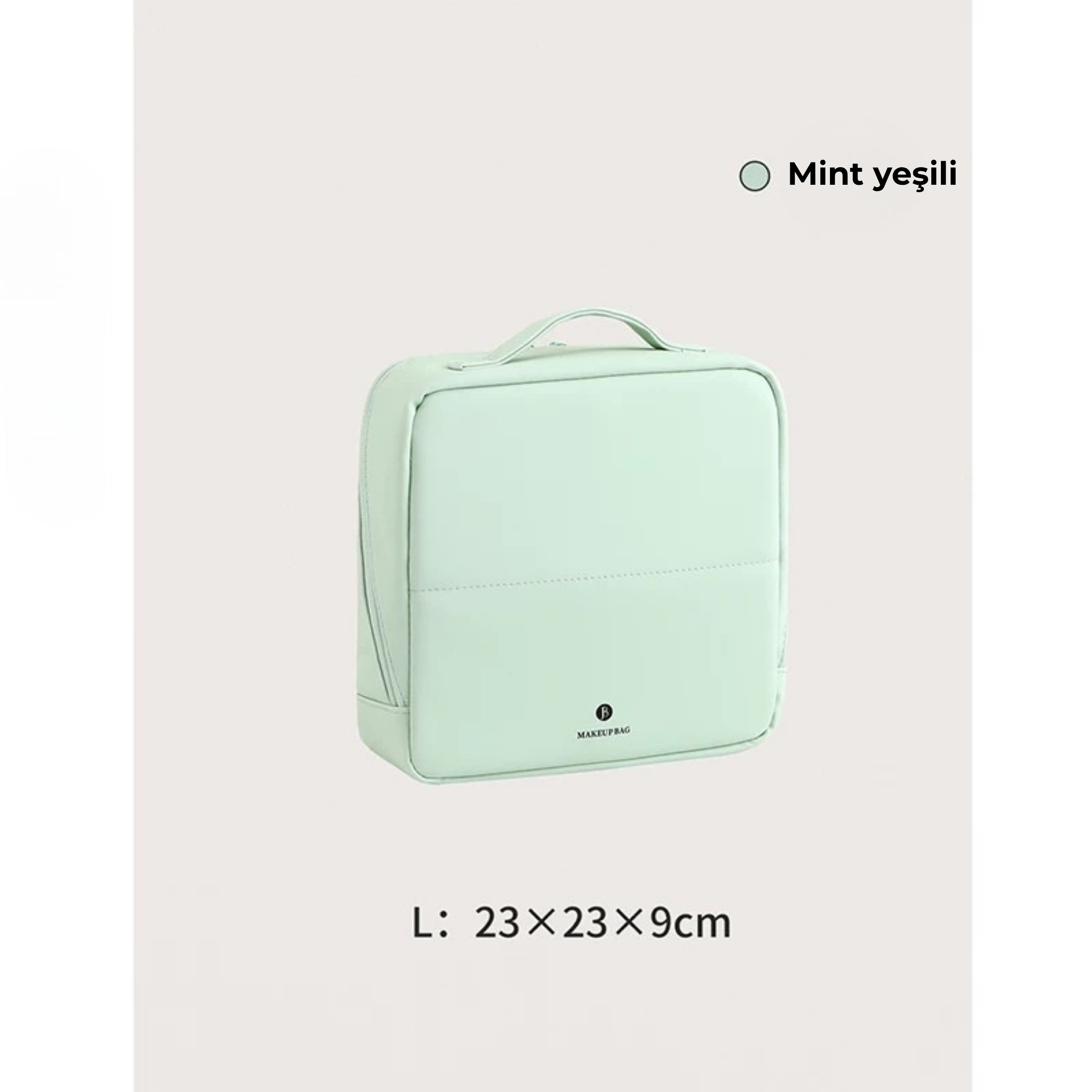 Dik Duran Makyaj Organizer Çantası – Çok Bölmeli & Suya Dayanıklı