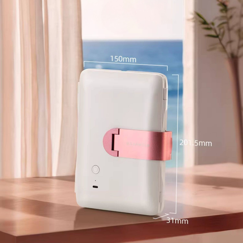 Katlanabilir Işıklı Seyahat Makyaj Aynası – 3 Panelli LED’li Taşınabilir Akıllı Ayna