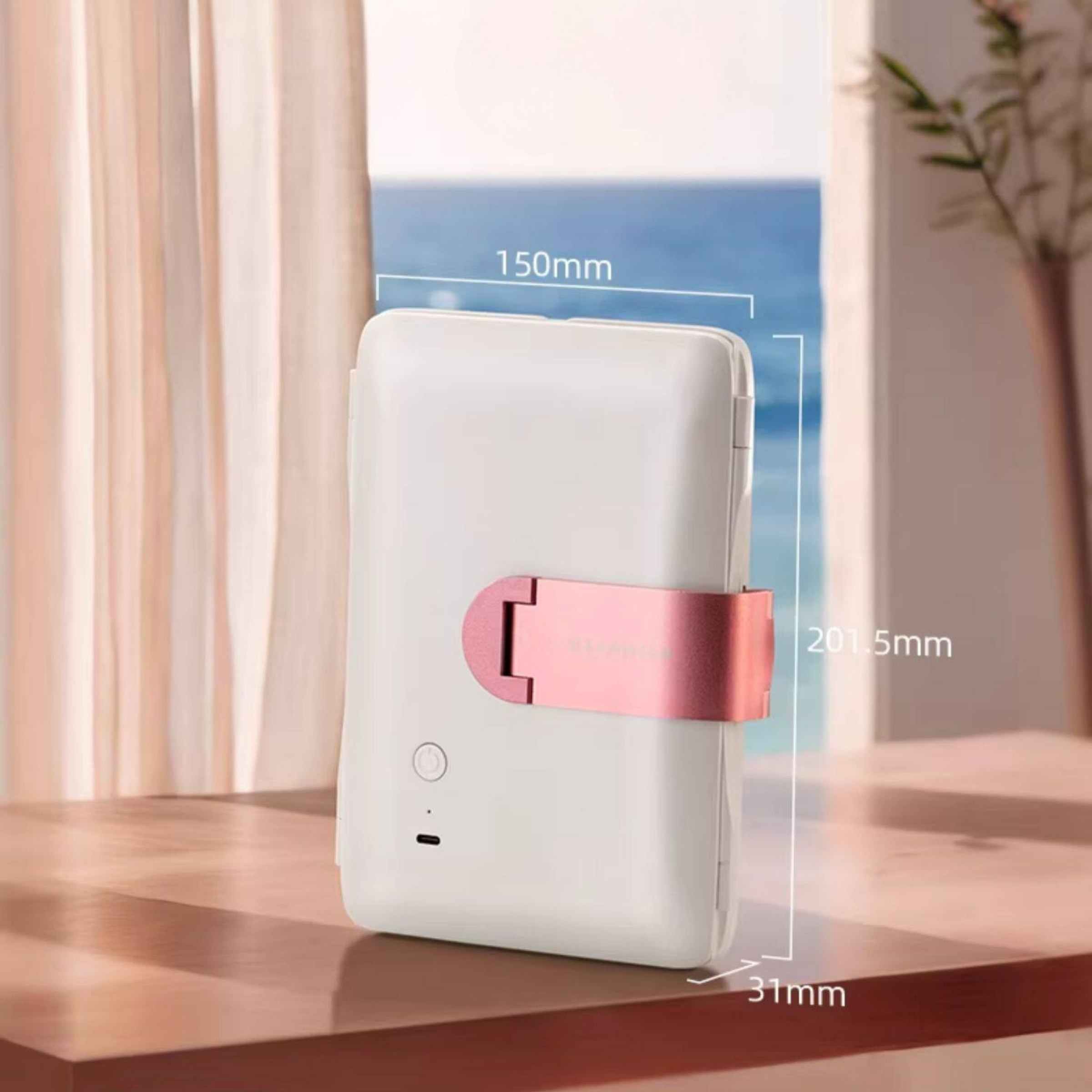 Katlanabilir Işıklı Seyahat Makyaj Aynası – 3 Panelli LED’li Taşınabilir Akıllı Ayna